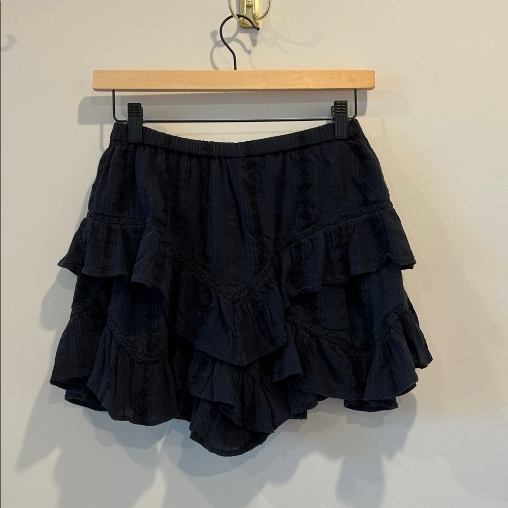 Isabel Marant Navy Ruffle Shorts Sz 36/S